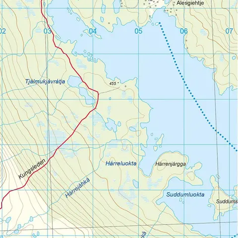 Sverige: Kungsleden-V&#228;sterfj&#228;ll Nordeca Sverige 7006 Kungsleden-V&#228;sterfj