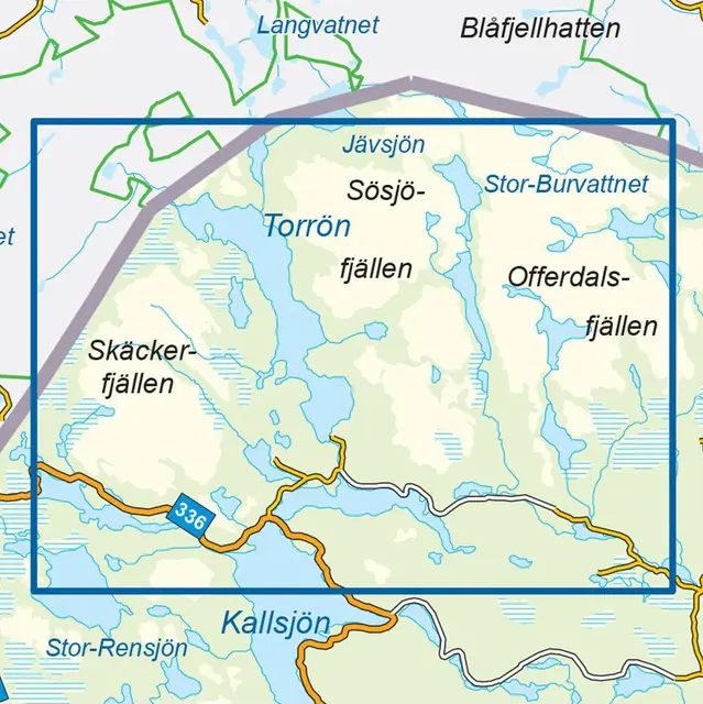 Sverige: Skäckerfjällen Nordeca Sverige 7011 Skäckerfjällen 