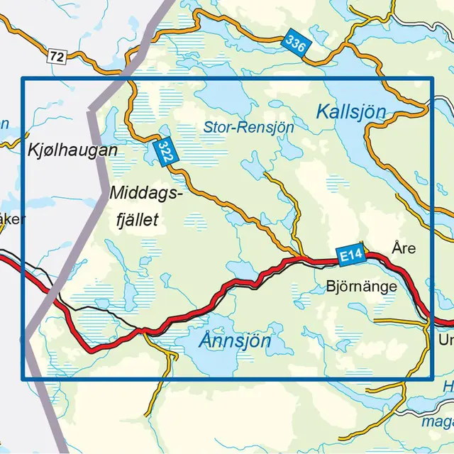 Sverige: Årefjällen Nordeca Sverige 7012 Årefjällen 