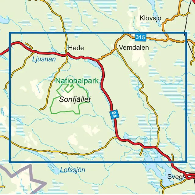 Sverige: Sonfjället Nordeca Sverige 7017 Sonfjället 