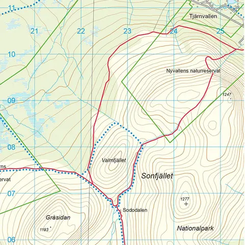 Sverige: Sonfj&#228;llet Nordeca Sverige 7017 Sonfj&#228;llet