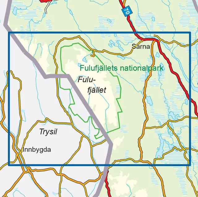 Sverige: Fulufjället Nordeca Sverige 7019 Fulufjället 