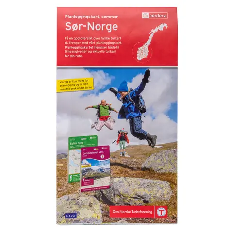 Planleggingskart S&#248;r-Norge Nordeca Planlegg 4371 S&#248;r-Norge