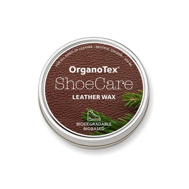 Impregnering for sko OrganoTex ShoeCare Leather Wax 100 ml 