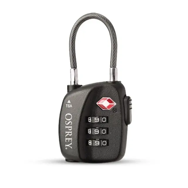 Hengelås Osprey TSA 3 Dial Cable Lock 001 