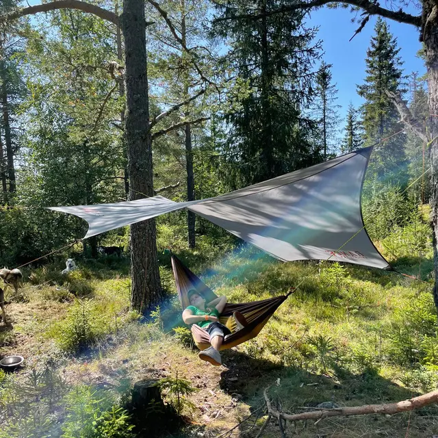 Tarp til hengekøye Range Hex Tarp 3,4 x 2,8 m 