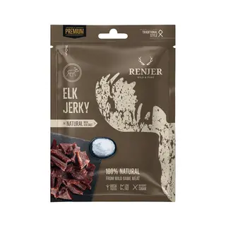 Elg Jerky med havsalt Renjer Elk Jerky Natural with Sea Salt 2