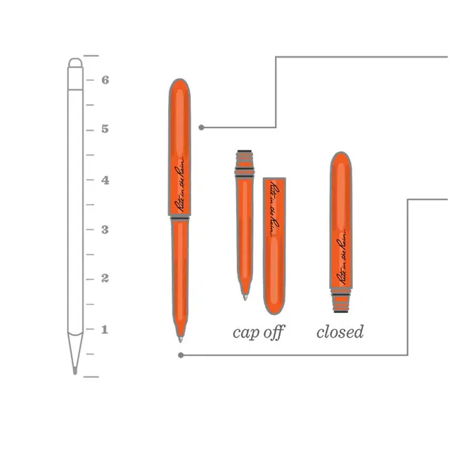 Vannfast penn 2 pk. Rite in the Rain NoOR92 2 pk. Orange 