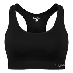 Sports-BH L Stay In Place Rib Seamless Bra W L 0001