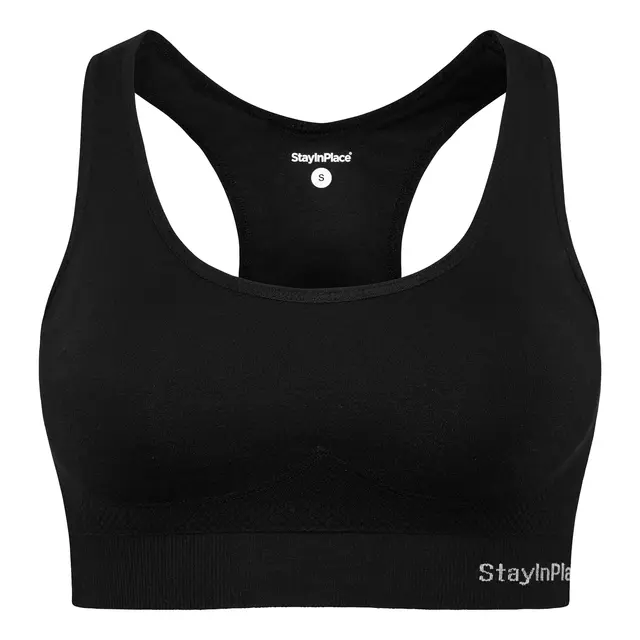 Sports-BH L Stay In Place Rib Seamless Bra W L 0001 