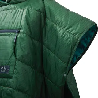 Poncho til barn 6–10 &#229;r Thermarest Honcho Poncho Kids GreenPrint