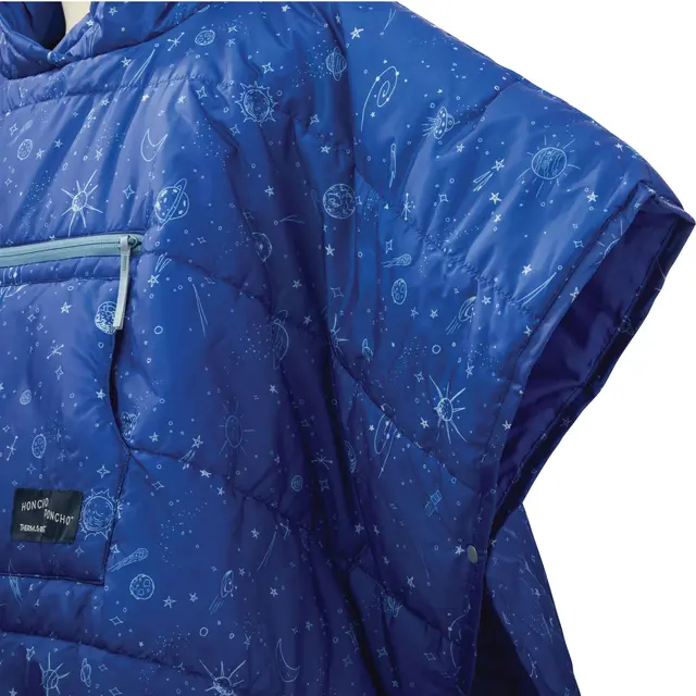 Poncho til barn 6–10 år Thermarest Honcho Poncho Kids SpacePrint 