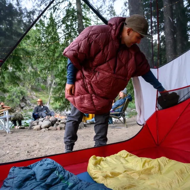 Poncho Thermarest Honcho Poncho Down Burgundy 