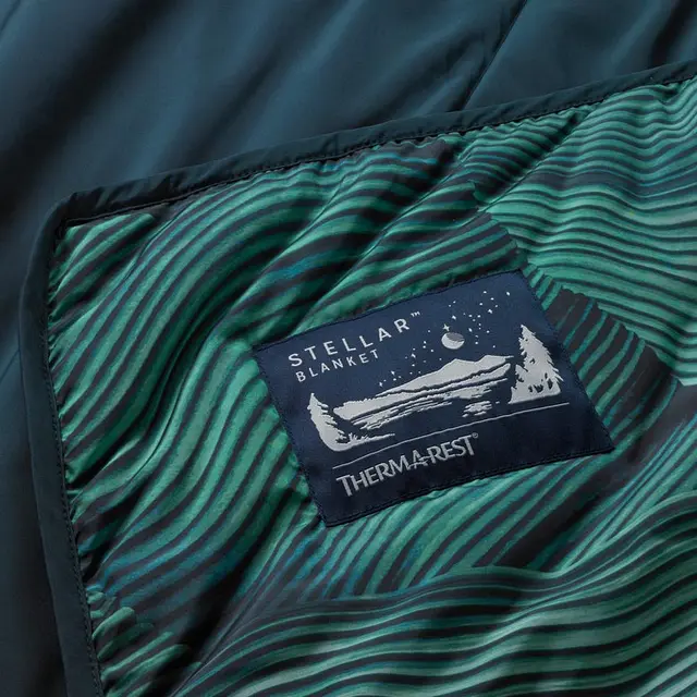 Pledd Thermarest Stellar Blanket GreenWave 